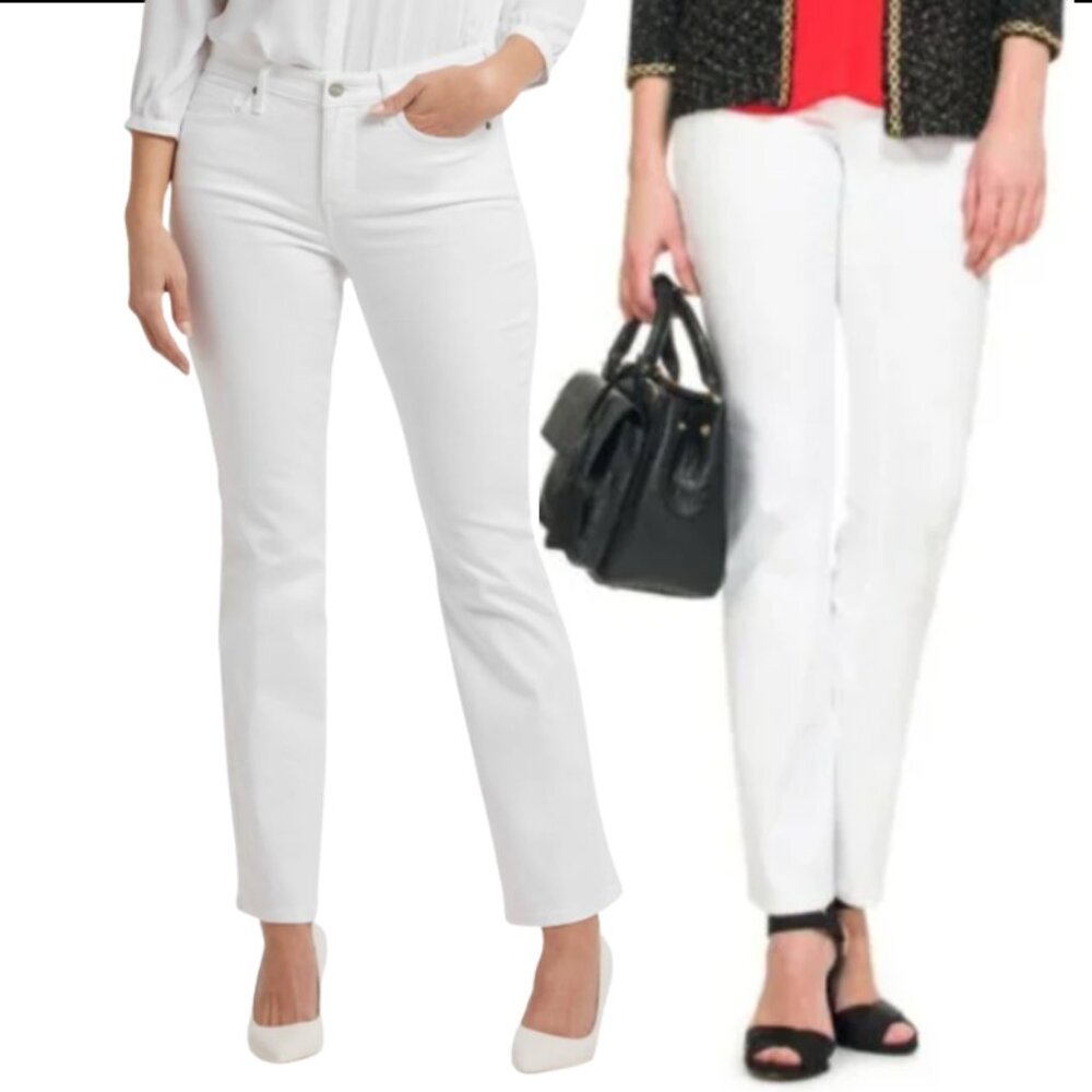 Barbara Bootcut Jeans Optic White Size 2 Brand New